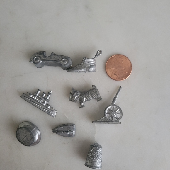 Vintage 1961 monopoly game pieces - Picture 1 of 8